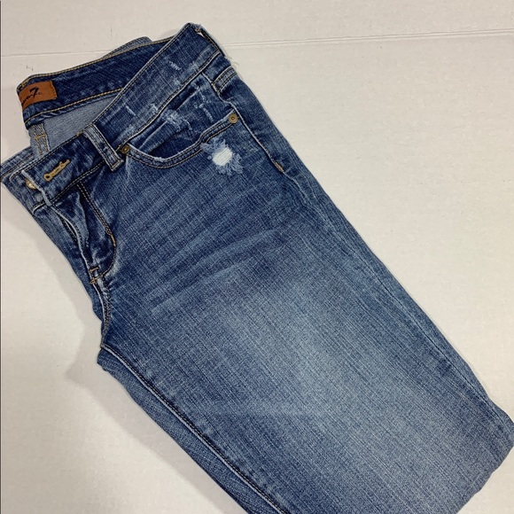 Seven7 Women’s Jeans Distressed Look - Picture 2 of 6